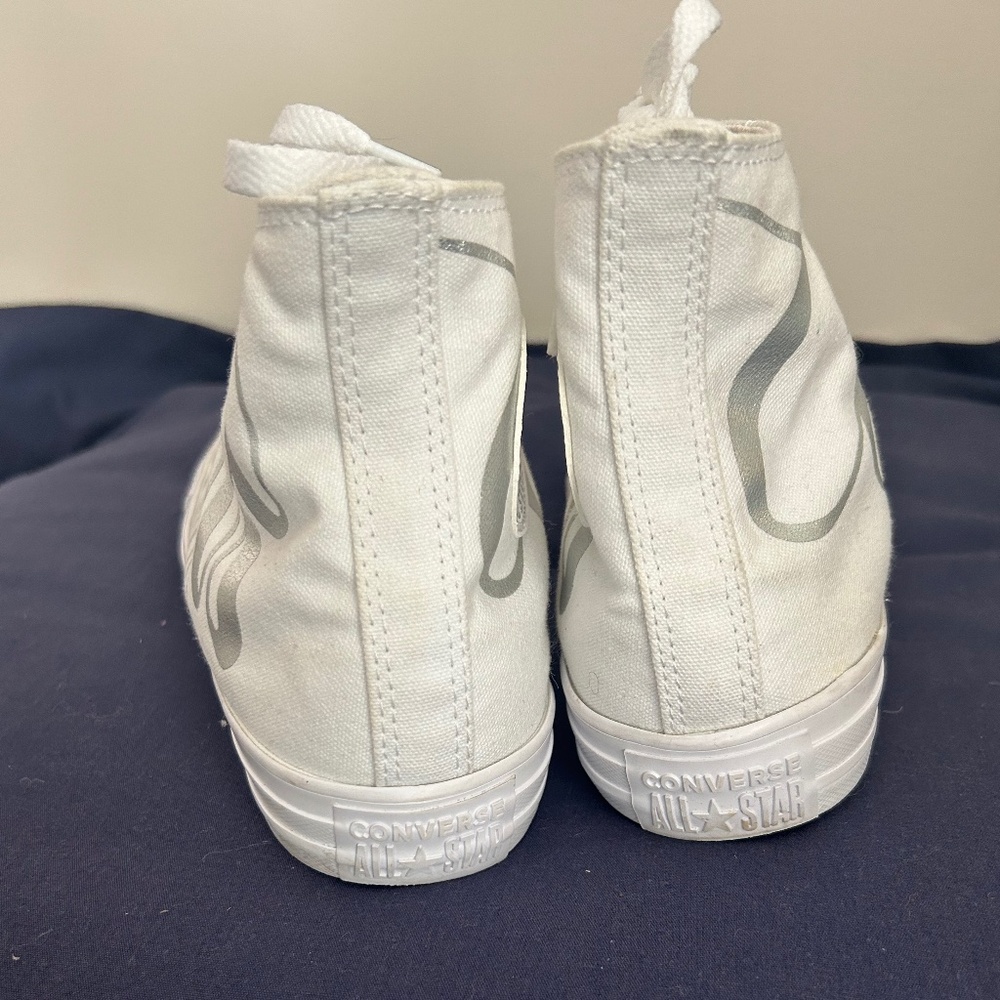 Converse Silver Script High Tops 8 - image 5